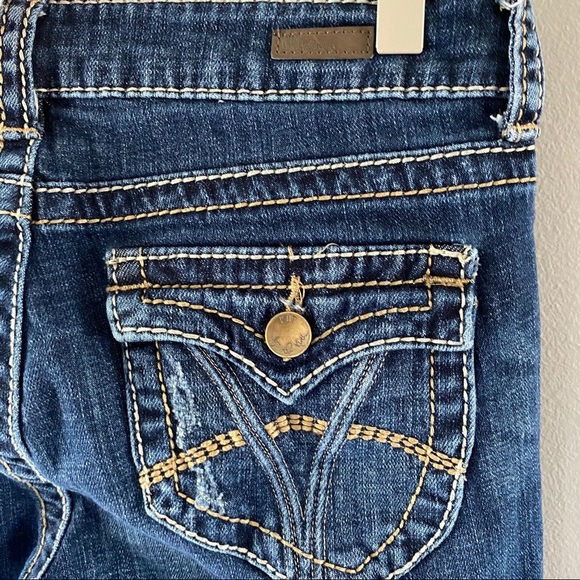 Kut From The Kloth Bootcut Denim Jeans Sz 2 Short - Picture 7 of 9